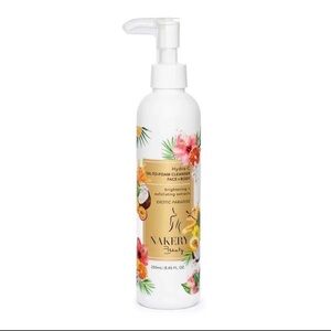 Nakery Beauty Exotic Paradise Oil-to-Foam Cleanser - White and Gold